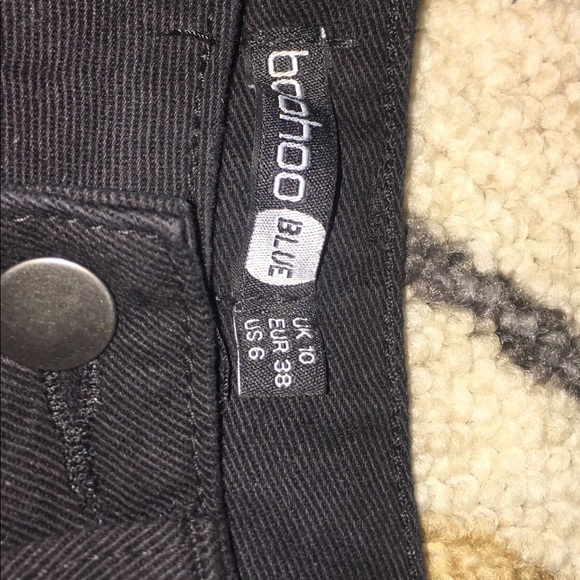 Boohoo black denim skirt - Picture 4 of 5